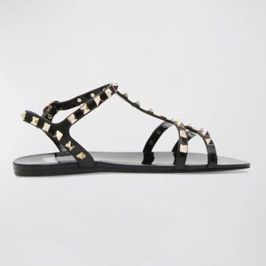 Valentino Garavani Rockstud Jelly Flat Gladiator … - image 1